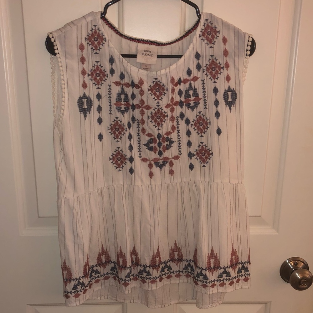 Embroidered Top